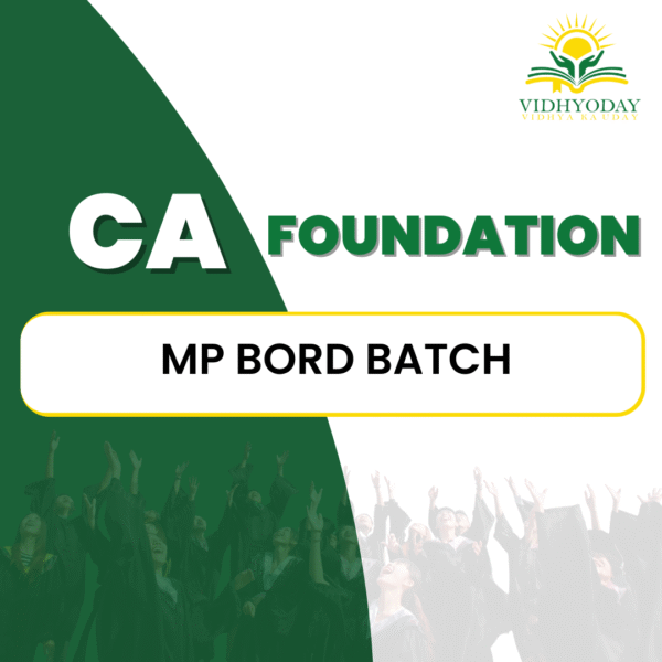 CA Foundation MP Road Batch - Image 1
