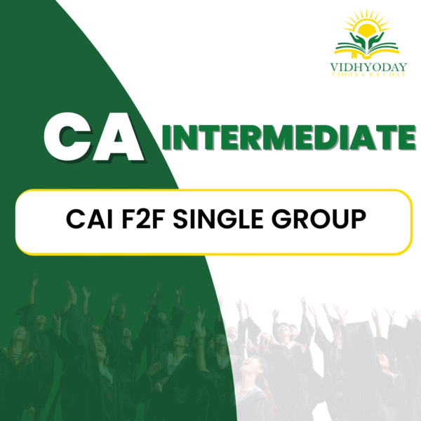 CA Intermediate CAI F2F Single Group - Image 1